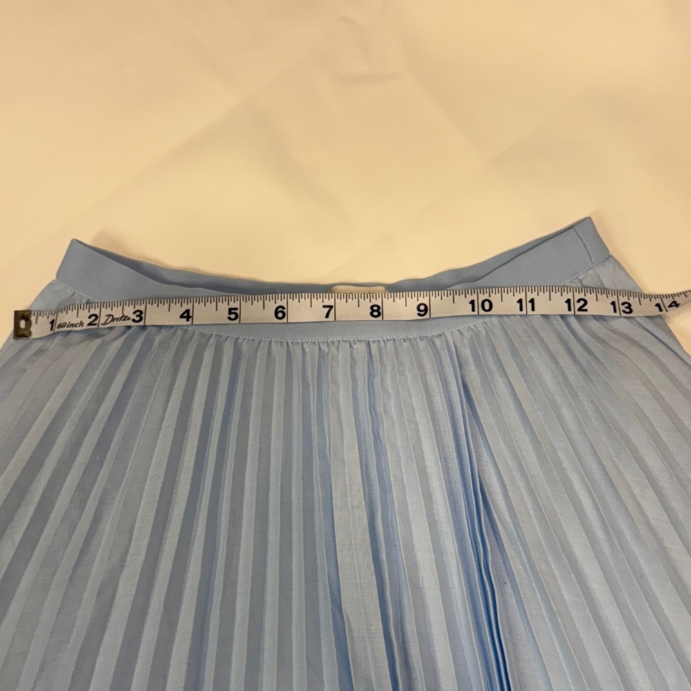 ALL CLOTHING- SKIRTS- LADDER POPLIN SKIRT POPLIN PLEATED MAXI SKIRT - Picture 15 of 16